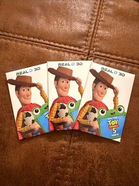 Disney Pixar Toy Story 5 Woody AMC Promo Pin Lot of 3